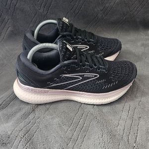 Brooks Glycerin 19 Womens Sz 6.5 Black Running Shoes Athletic Sneakers.